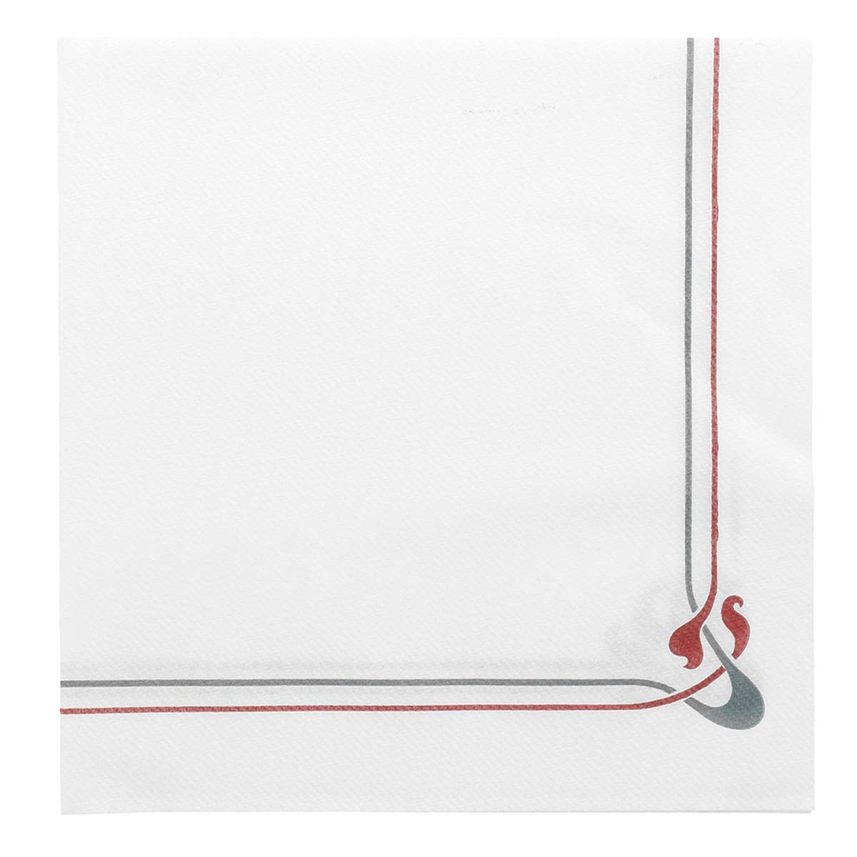 García de pou 700 unité Maxim Airlaid Serviettes 50 g/m² en boîte, 40 x 40 cm, papier, Blanc, 30 x 30 x 30 cm