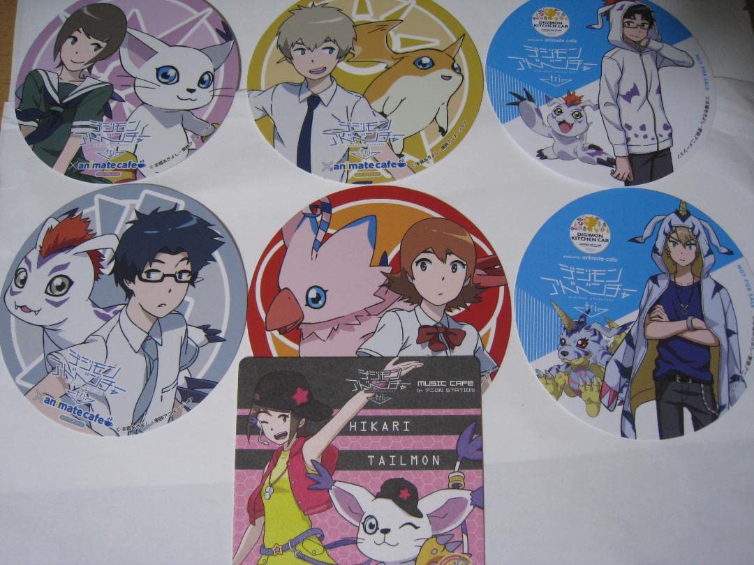 Amazon.co.jp: デジモンアドベンチャーtri コースター 7種セット