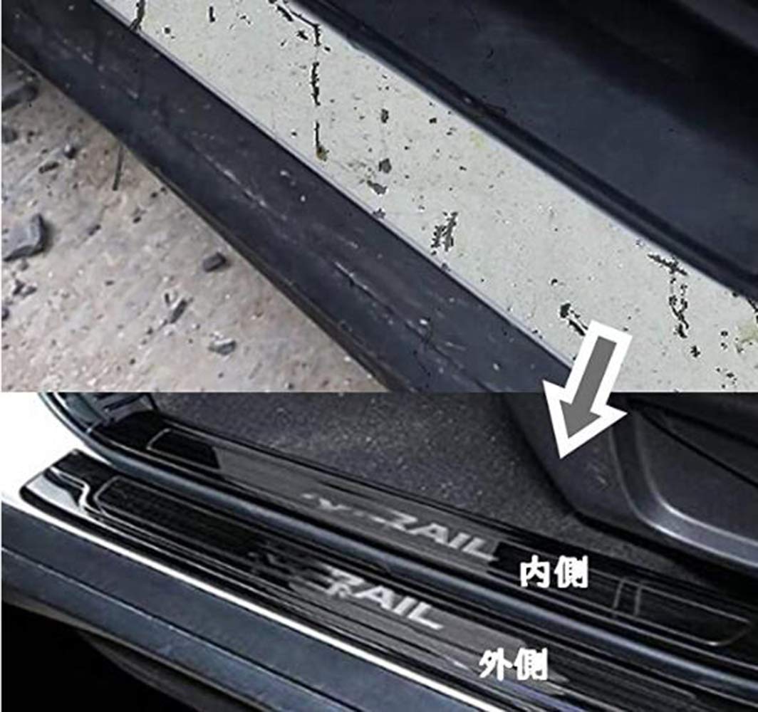 X-TRAIL T32専用 ステップガーニッシュ サイド スカッフプレート Amazon | Lightbuddy X-TRAIL エクストレイル T32専用 ステップ