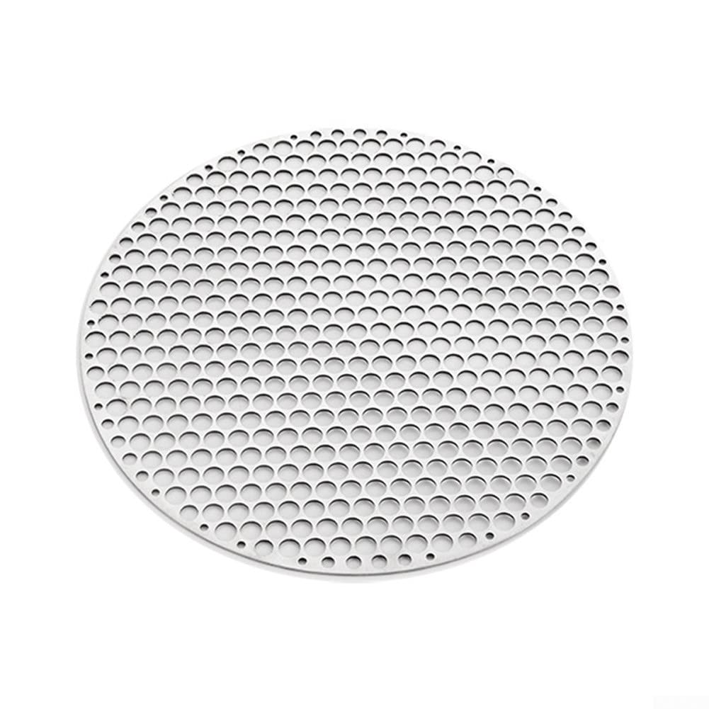 Siatka do grillowania, Półka do pieczenia Okrągła siatka grilla ze stali nierdzewnej Mata grillowania Piekarnik węglowy Siatki parowe Ruszt | 30CM