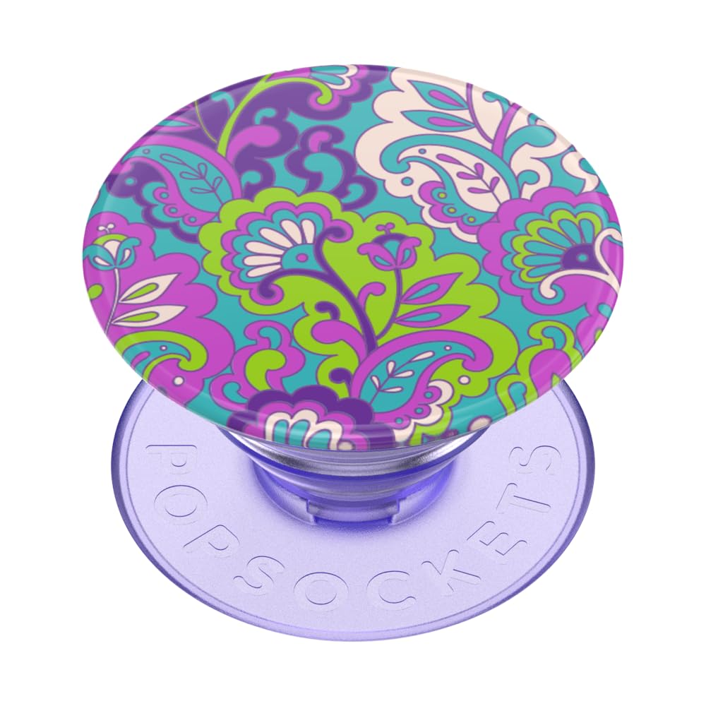 PopSockets Adhesive Phone Grip, Holder, Phone Stand, Plant-Based - Purple Kamp Adhesive Purple Kamp