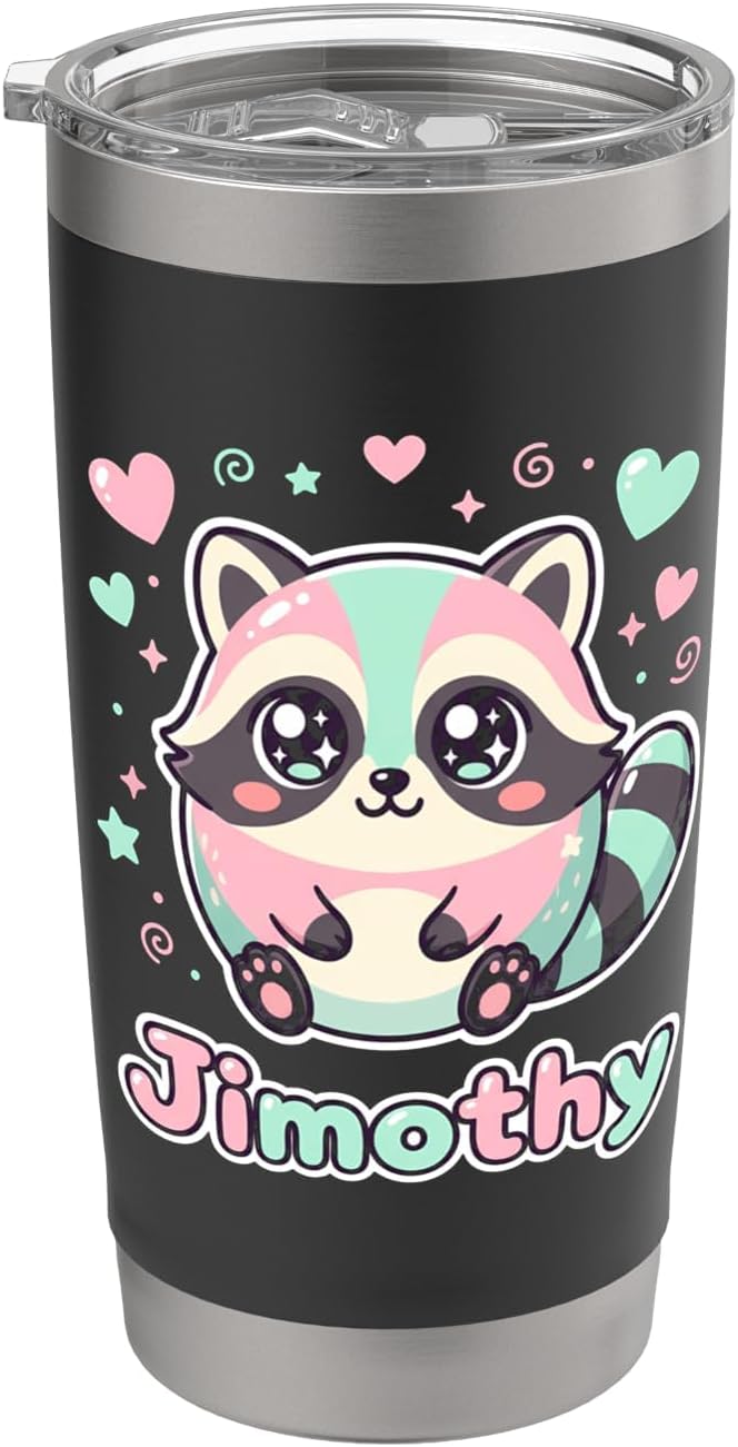Jimothy raccoon seattle meme viral Stainless Steel Insulated Tumbler