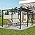 Domi 11x16FT Outdoor Pergola Canopy with Retractable Sun Shade, Weather-Resistant Aluminum Frame for Patio, Backyard, Deck, Garden, BBQ, and Gatherings