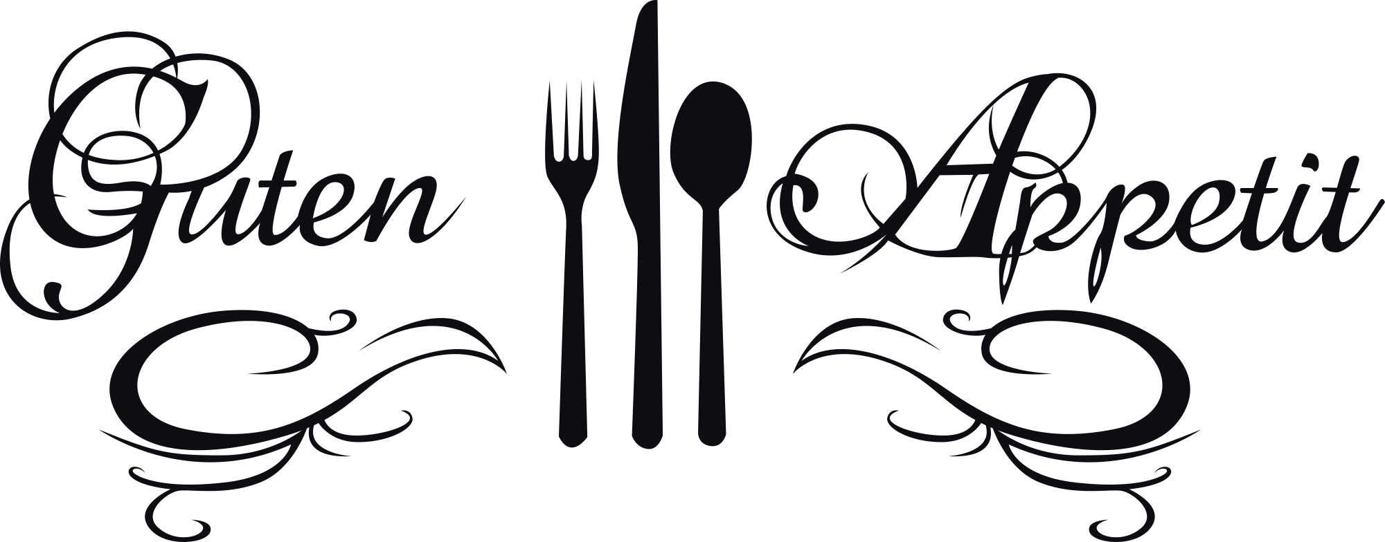 Wandtattoo „Guten Appetit“ – 90 X 35 Cm, Weiß, Selbstklebend, Auch Für Raufaser & Putz, In Vielen Farben & Größen