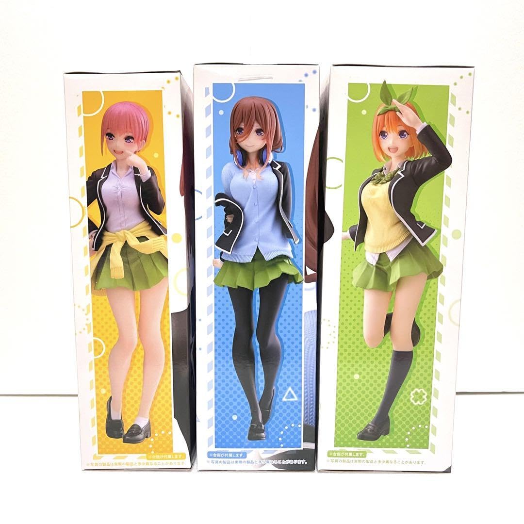 Amazon.co.jp: 五等分の花嫁 フィギュア 中野一花 中野三玖 中野四葉3