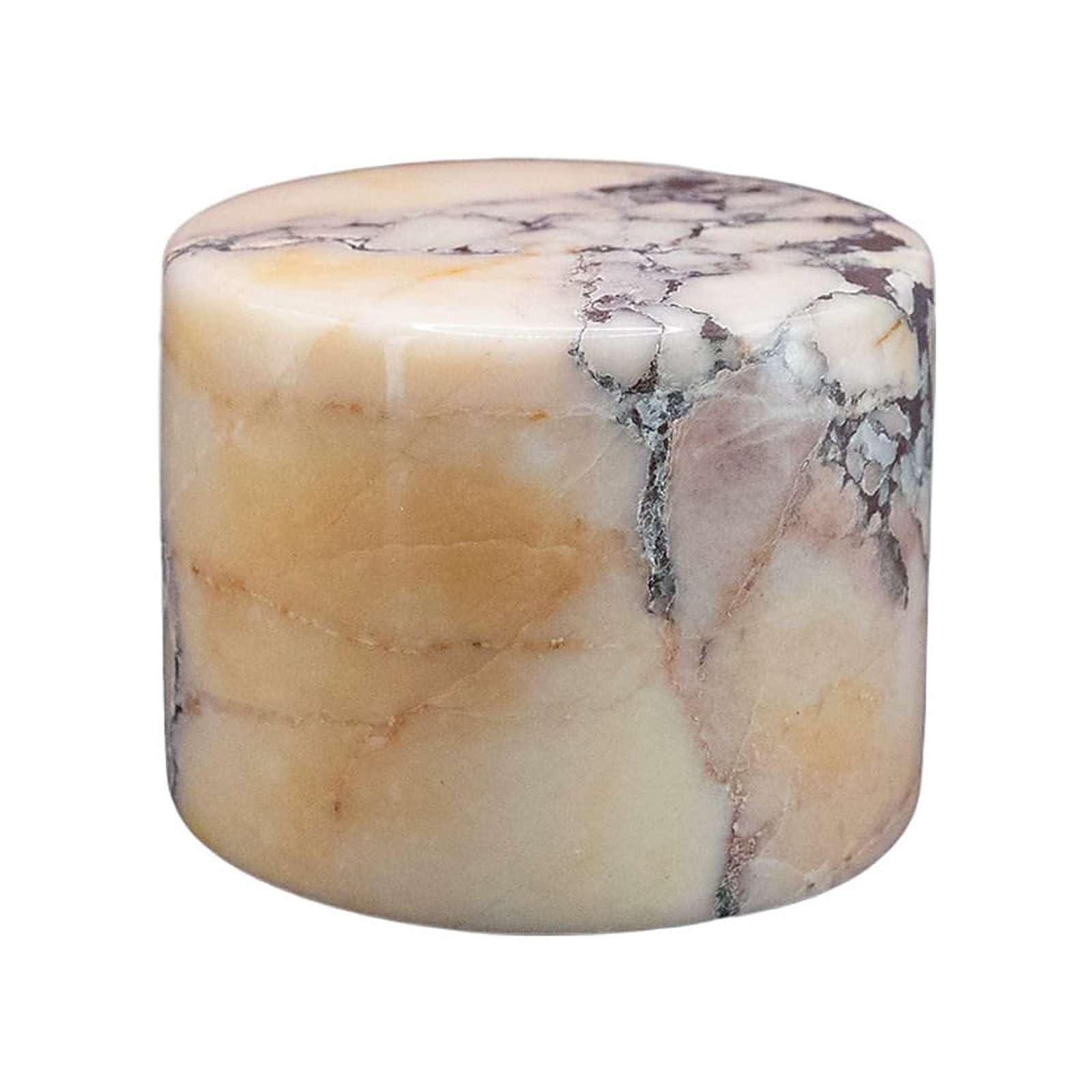 USB Rechargeable Stone Table Lamp, Marble Night Light (Style A)