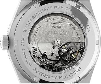 Timex Waterbury Dive automático de 40 mm, Prata/verde, One Size