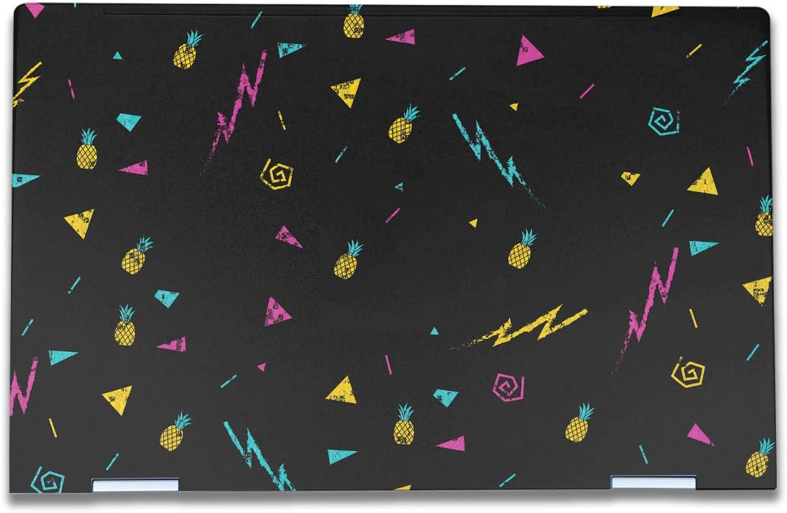 Laptop Skin Compatible with HP Envy x360 15.6” (2023) - Magic Pineapple - Premium 3M Vinyl Protective Wrap Decal Cover - Easy to Apply | Crafted in The USA by MightySkins