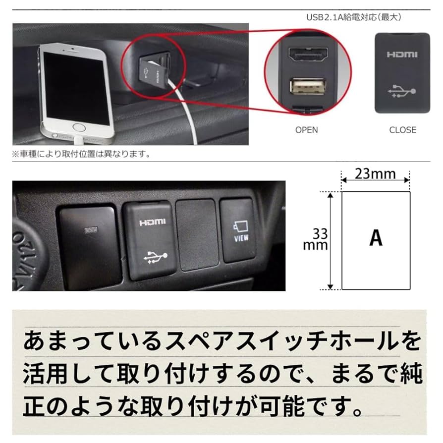 トヨタ純正ナビNSZT-Y66T トヨタ純正ビルトインHDMIケーブル付き Amazon.co.jp: ☆トヨタ純正☆ カーナビ USB/HDMI 接続ケーブル