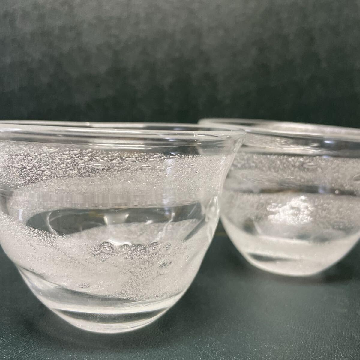 海の泡泡グラス 2つ 吹きガラス工房 琥珀 【公式通販】