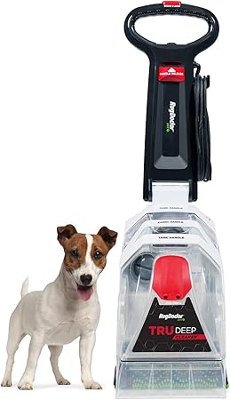 Review Rug Doctor Pet TruDeep Carpet Cleaner, Pet Upholstery Tool, Best-In-Class Suction Power, Dual Brush Cross-Action Technology for One-Pass Cleaning, CRI Platinum Rated