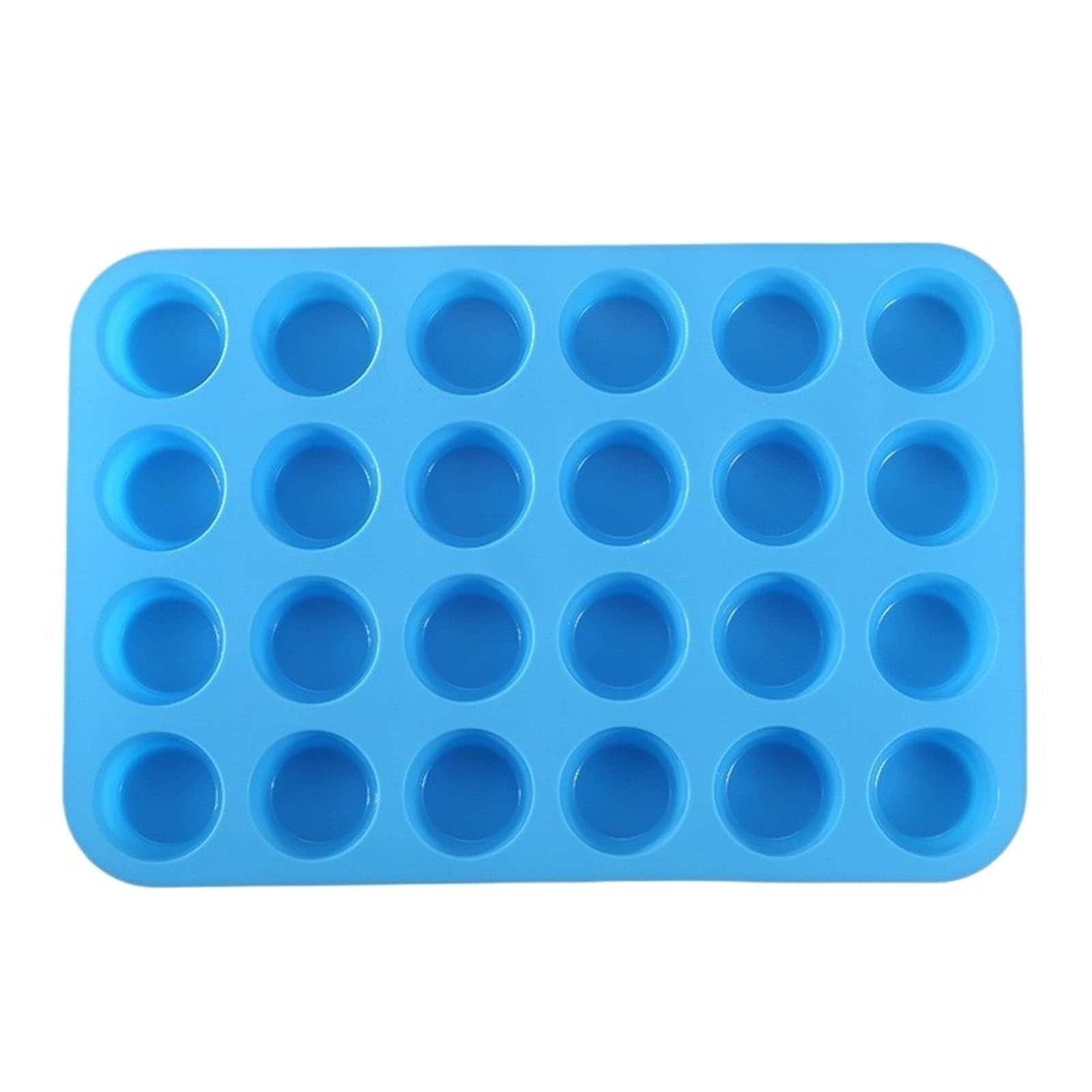 2 piezas de herramientas for hornear, 24 tazas redondas uniformes, molde for pasteles cocina para Pasteles(Orange)