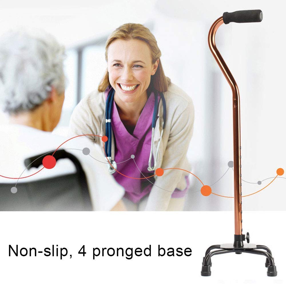 Muletas Ergonómicas para Antebrazo, Muletas de Aluminio Regulables en Altura, Muletas para Codo Azul, Bastones Plegables