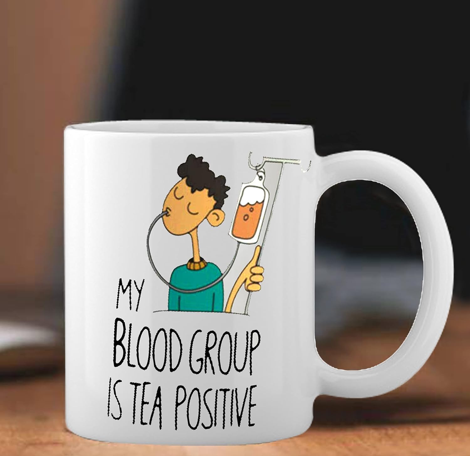 Ceramic Printed Coffee Mug: Microwave and Dishwasher Safe (2)