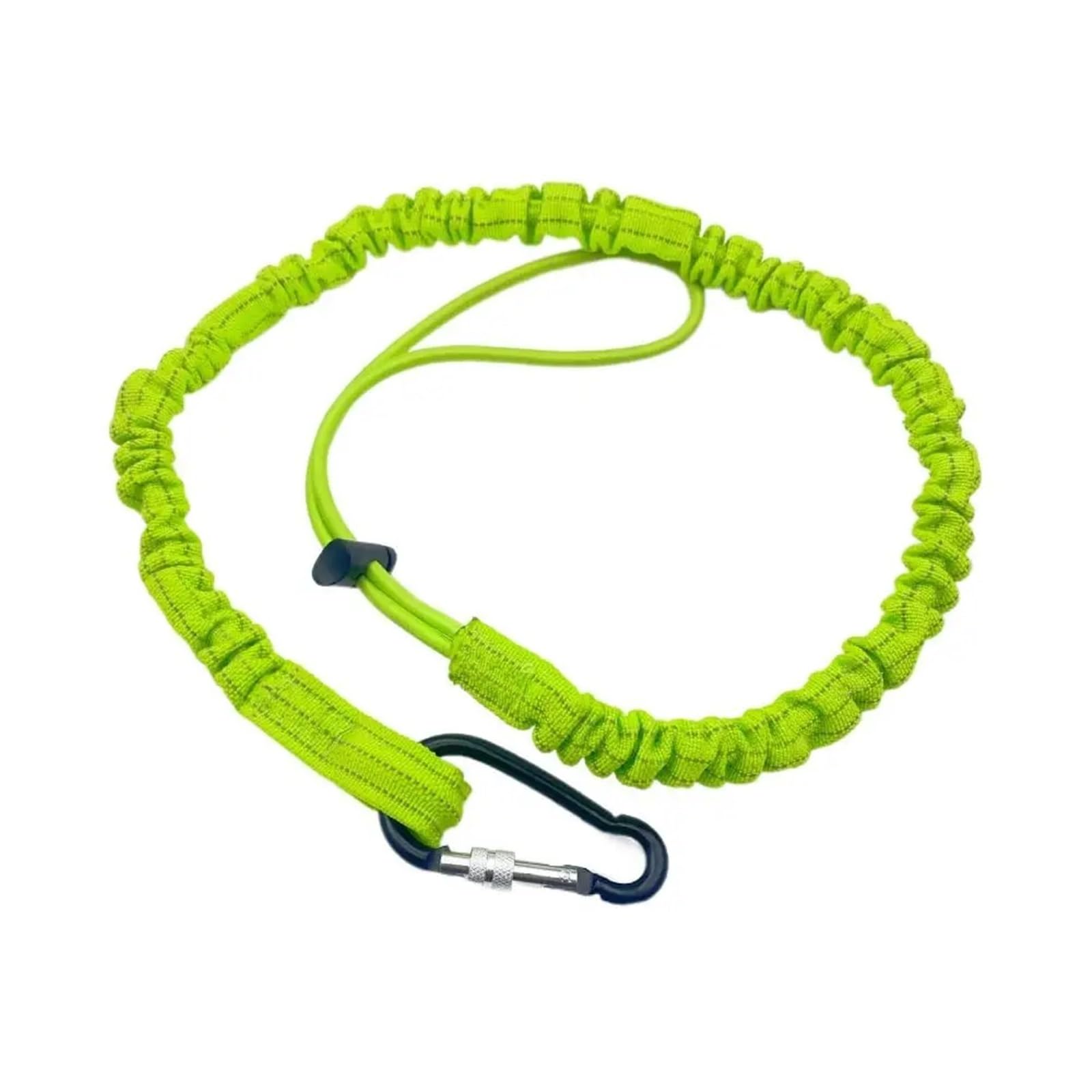 Outdoor Tie Down Rope, Bungee Cords With Hooks Extendable Lanyard With Buckle Strap Elastic Multicolor(Green)
