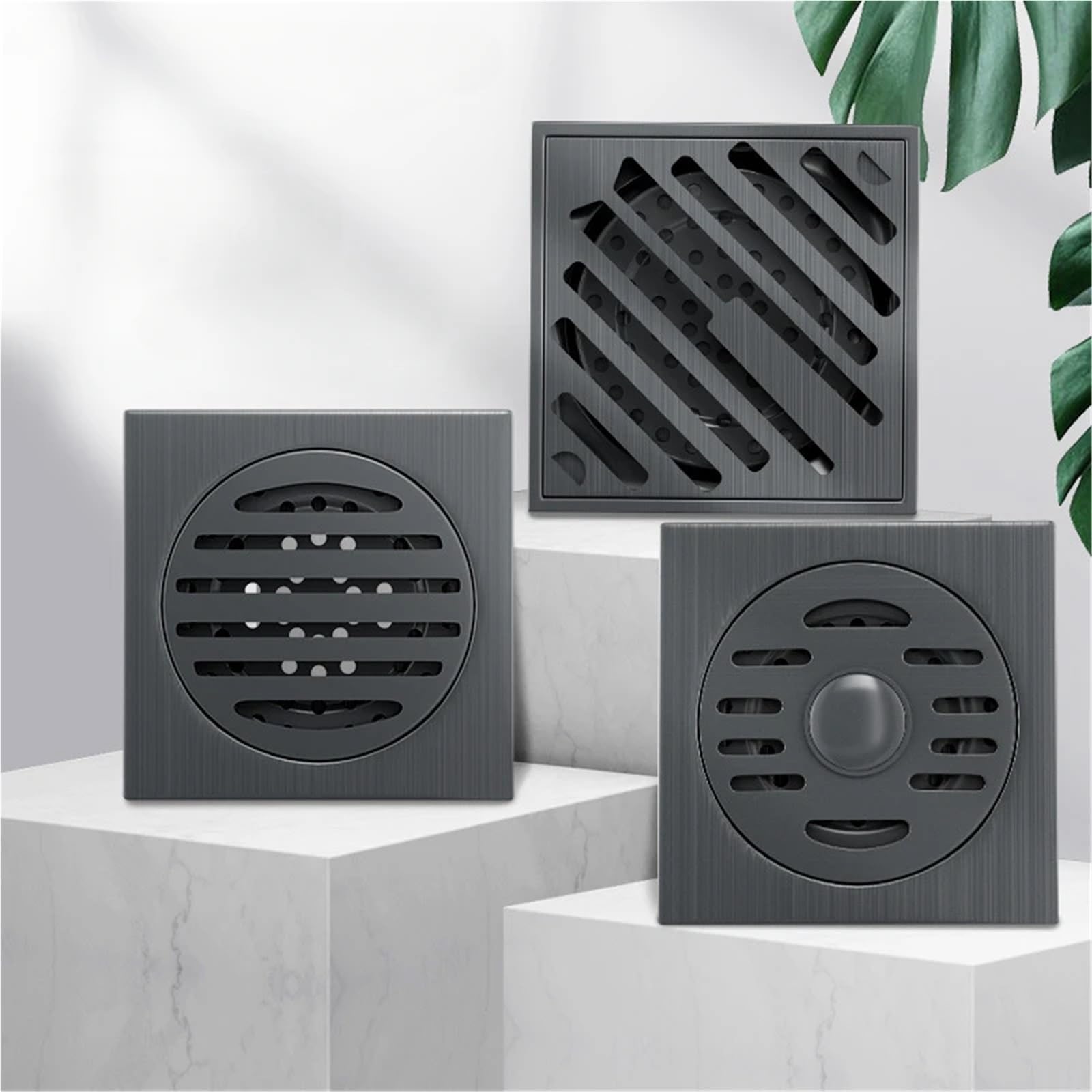 Drenaje De Suelo Desagüe de Piso Ducha baño Desodorante Acero Inoxidable Cocina para Lavabo(Style 3)