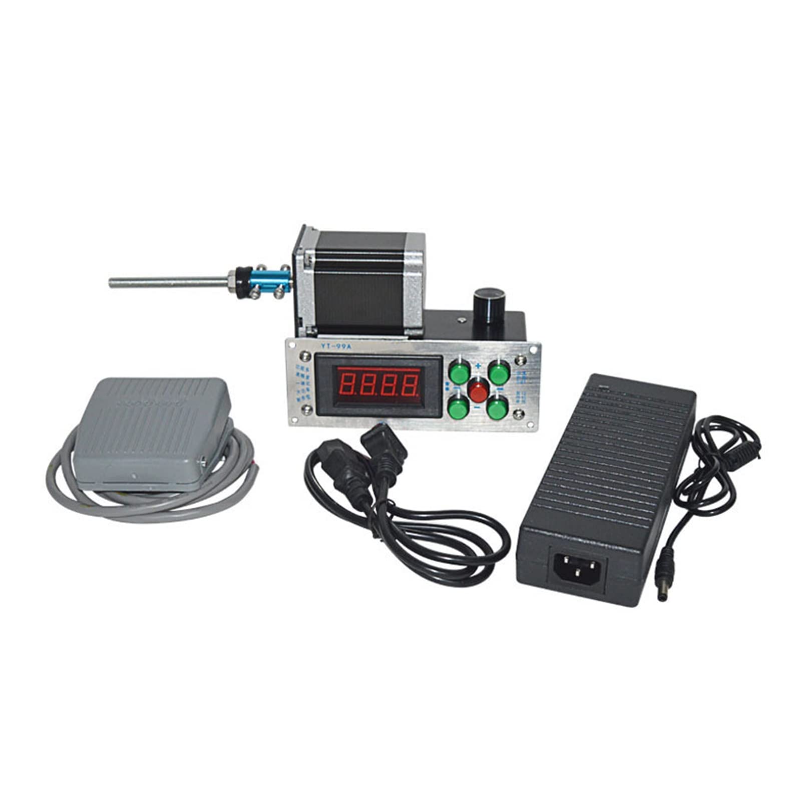 Coil Winding Machine YT-99A Precision Digital Control Automatic Low Variable Speed Coil Winding Machine Winder 2-Directions 1pc