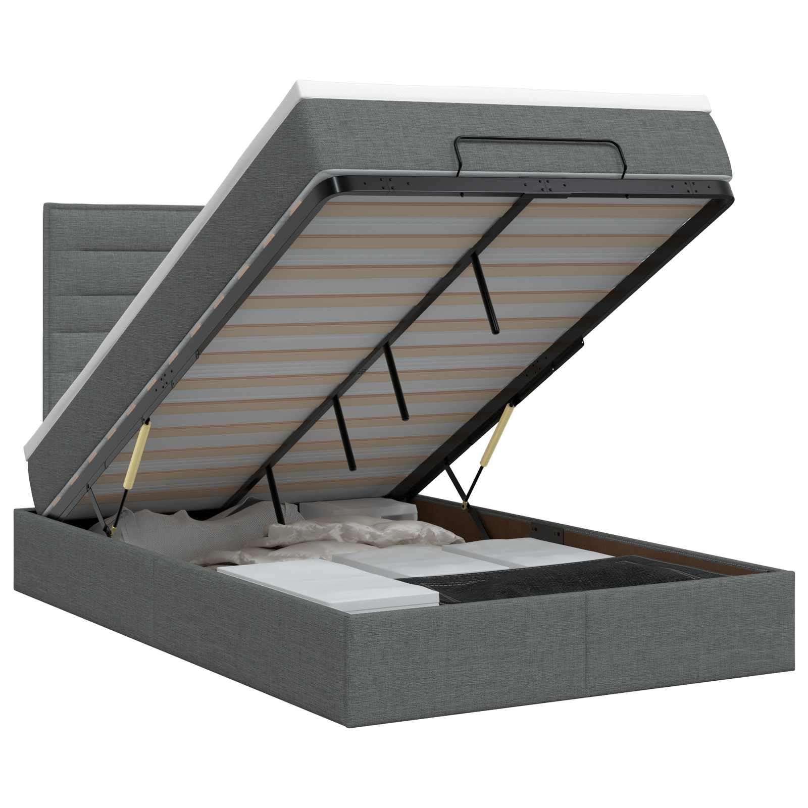 Set di mobili da giardino modulari in polyrattan, 12 pezzi, nero
