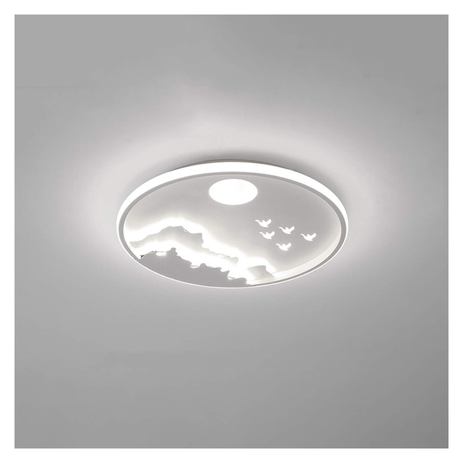 Lampe de salon haut de gamme au design de plafonnier géométrique
