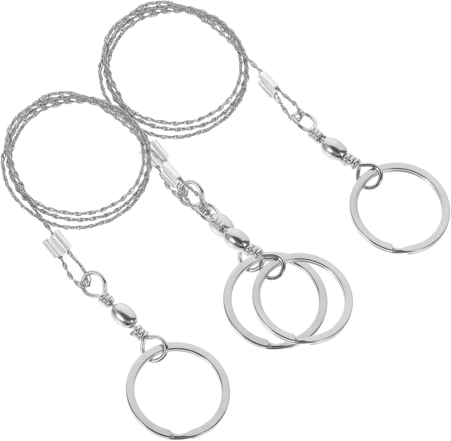 2pcs Survival Wire Saw Survival Wire Saws for Outdoor Camping Pocket Chainsaw and Emergency Tool