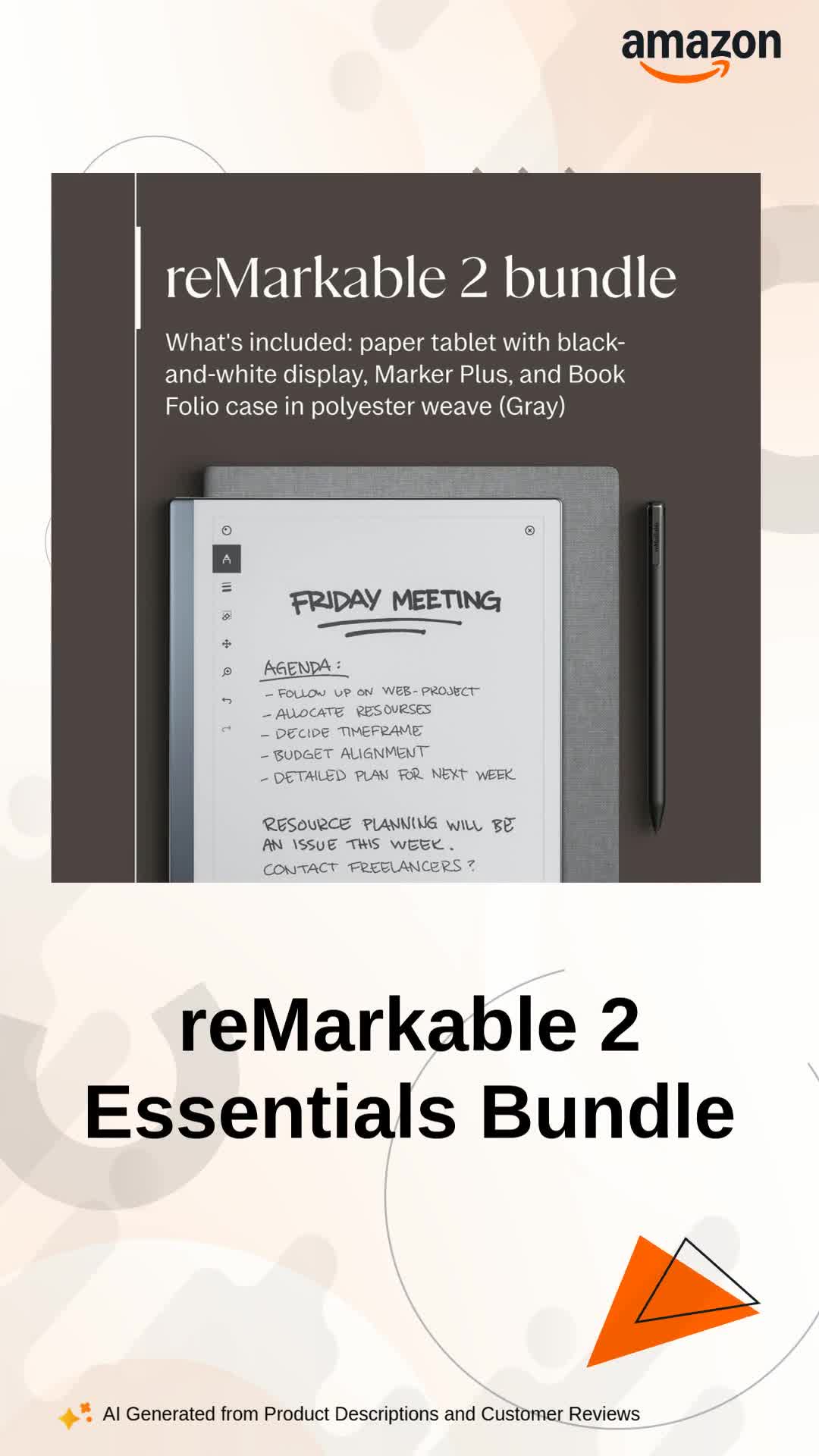 reMarkable 2 & Marker Plus セット reMarkable Essentials Bundle – Gray | reMarkable 2 Paper Tablet