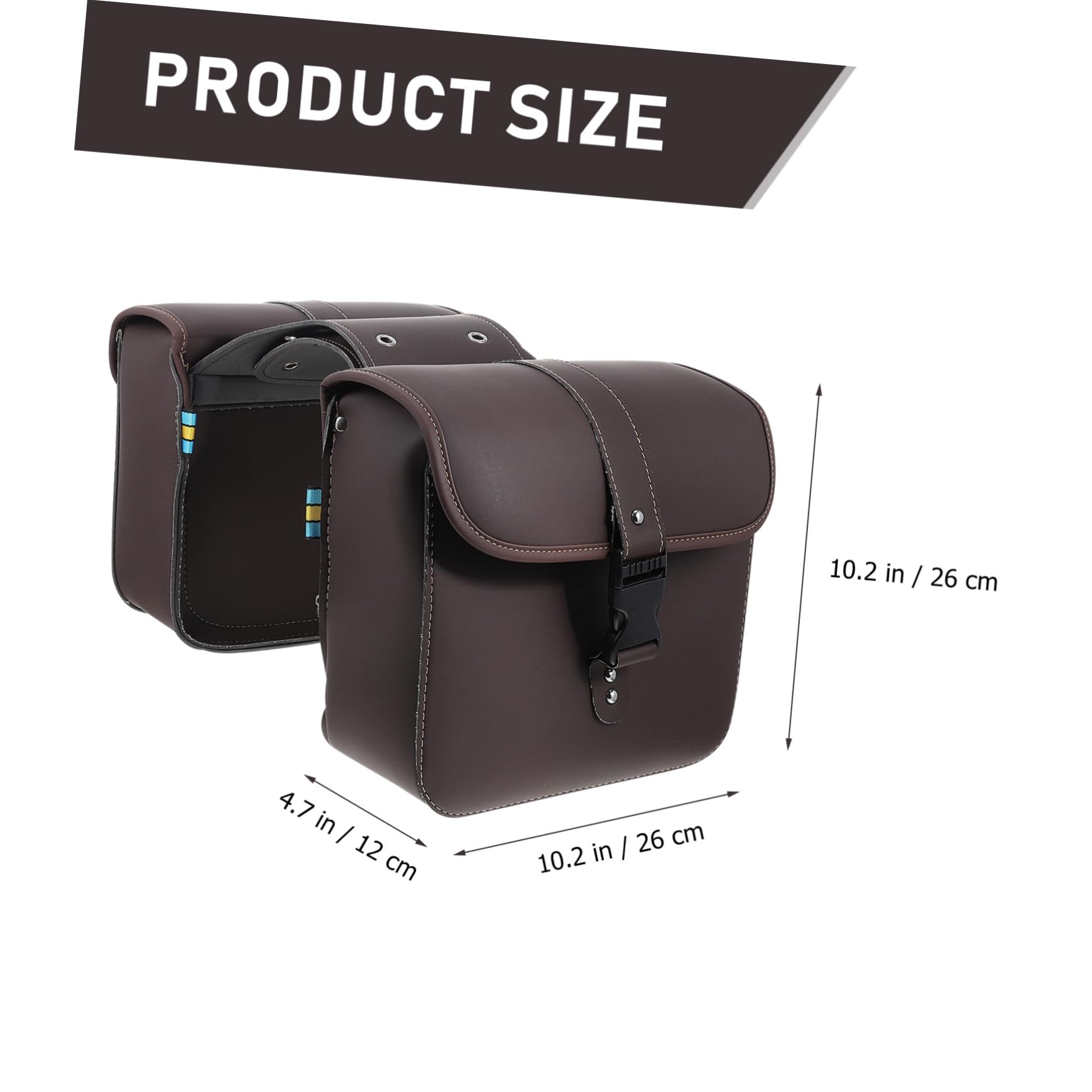 GANAZONO Motorradtasche Abnehmbar aus Leder mit Großem Fassungsvermögen für Einfach zu Reinigen und Reisetasche Motorradfahrer
