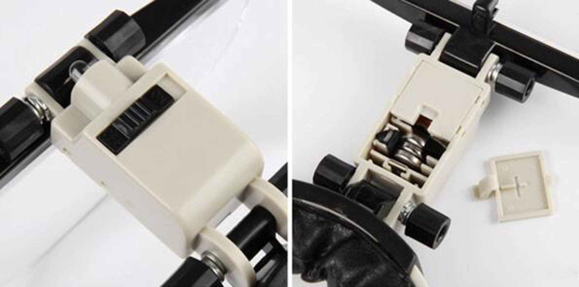 Visera con Lupa de Cabeza Manos Libres con iluminación LED y Lentes Desmontables. Gafas de Aumento con luz montadas en la Cabeza para Lectura, Lupa de joyería, reparación de reloje