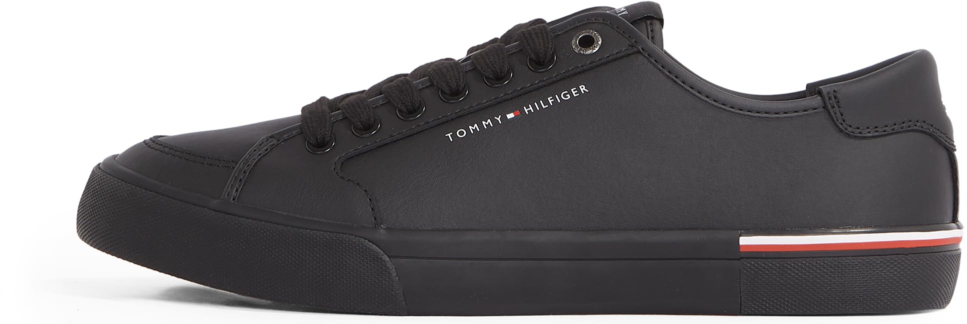 Tommy Hilfiger Herren Sneaker Low Core Corporate Vulcanized Leather
