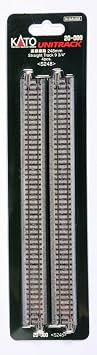 Kato 20-000 N Unitrack 248mm 9 3/4 Straight Track 4pcs
