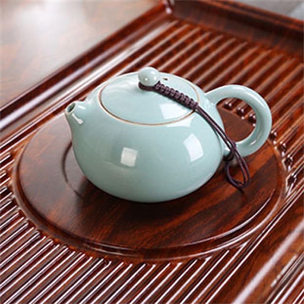 The Whole Piece of Flower Pear Wood Tea Plate Solid Household Log Size Table Kung Fu Set