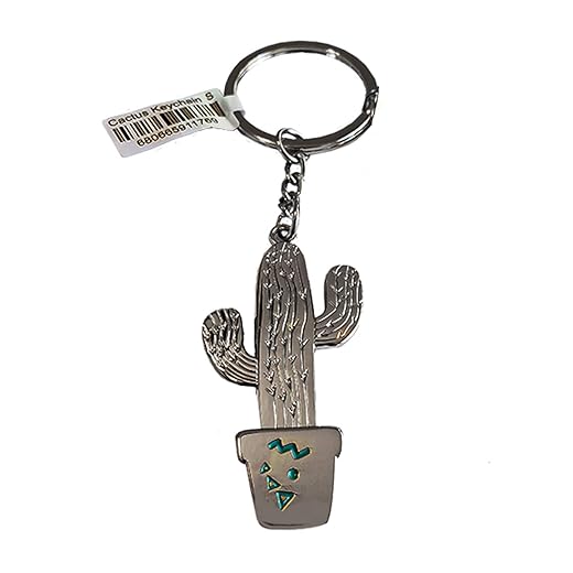 Arizona Keychain (Silver) - Southwest Gift Idea - Arizona Souvenir - Metal Keychain - Native American Design (Kokopelli)