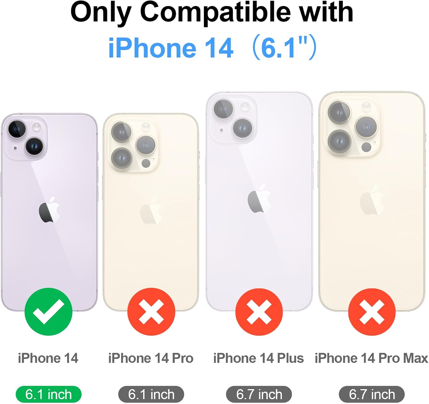 Antsturdy Compatible with Magsafe Magnetic 2 in 1 Detachable iPhone 14 Wallet Case with Credit Card Holder Slots,PU Leather Flip RFID Blocking Phone Cover Wrist Strap Zipper Women Men,Purple - Image 7