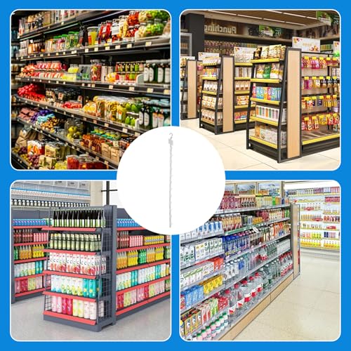 Présentoir suspendu en PP transparent à 12 stations pour commerce de détail x10