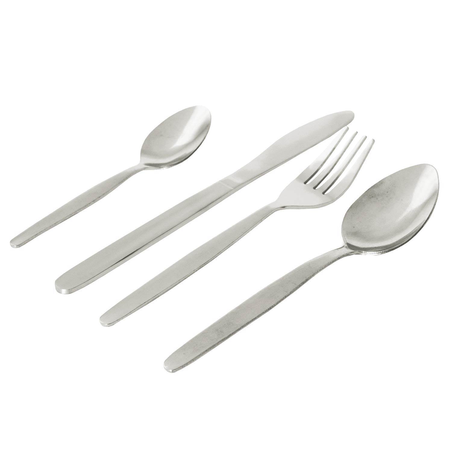 Sabichi 16 Piece Cutlery Set - Stainless Steel - Silver - Day to Day Use