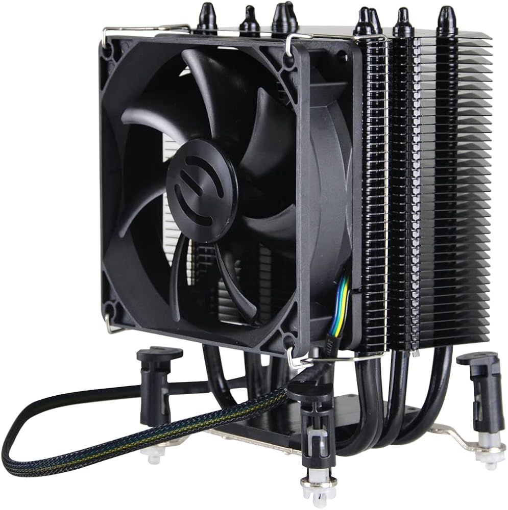 EVGA mITX 92mm, Sleeve, Direct Touch 4 Heat Pipe, Intel Socket 1150/1155/1156 ACX CPU Cooler thumbnail 4