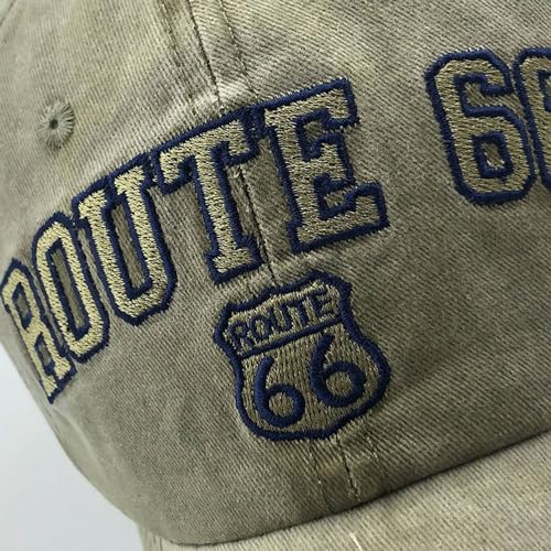Boné Masculino Estilo Beisebol Vintage de Algodão com Aba Curva (Bege)