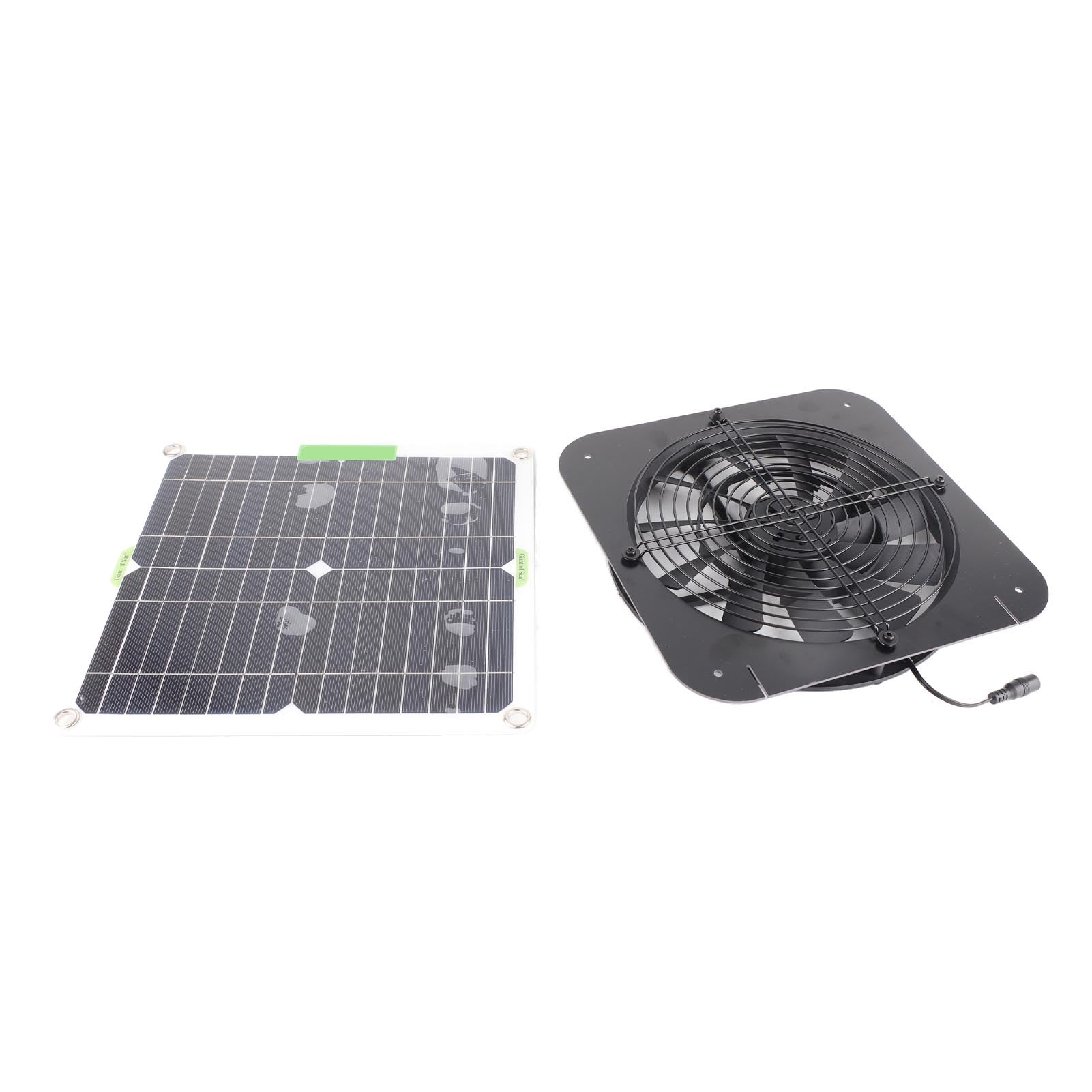 Ventilateur D'extraction alimenté par Panneau Solaire, 100W, 18V, Portable, pour Grenier, Maison D'animaux Domestiques, Poulet, Camping-car, Serre
