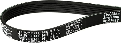 Miniatura 4 de 6PK1880 Serpentine Cinturón para 98-05 para Volkswagen Passat, 03-08 para Toyota Corolla, 04-06 para Mitsubishi Lancer, 98-00 para Mercedes-Benz