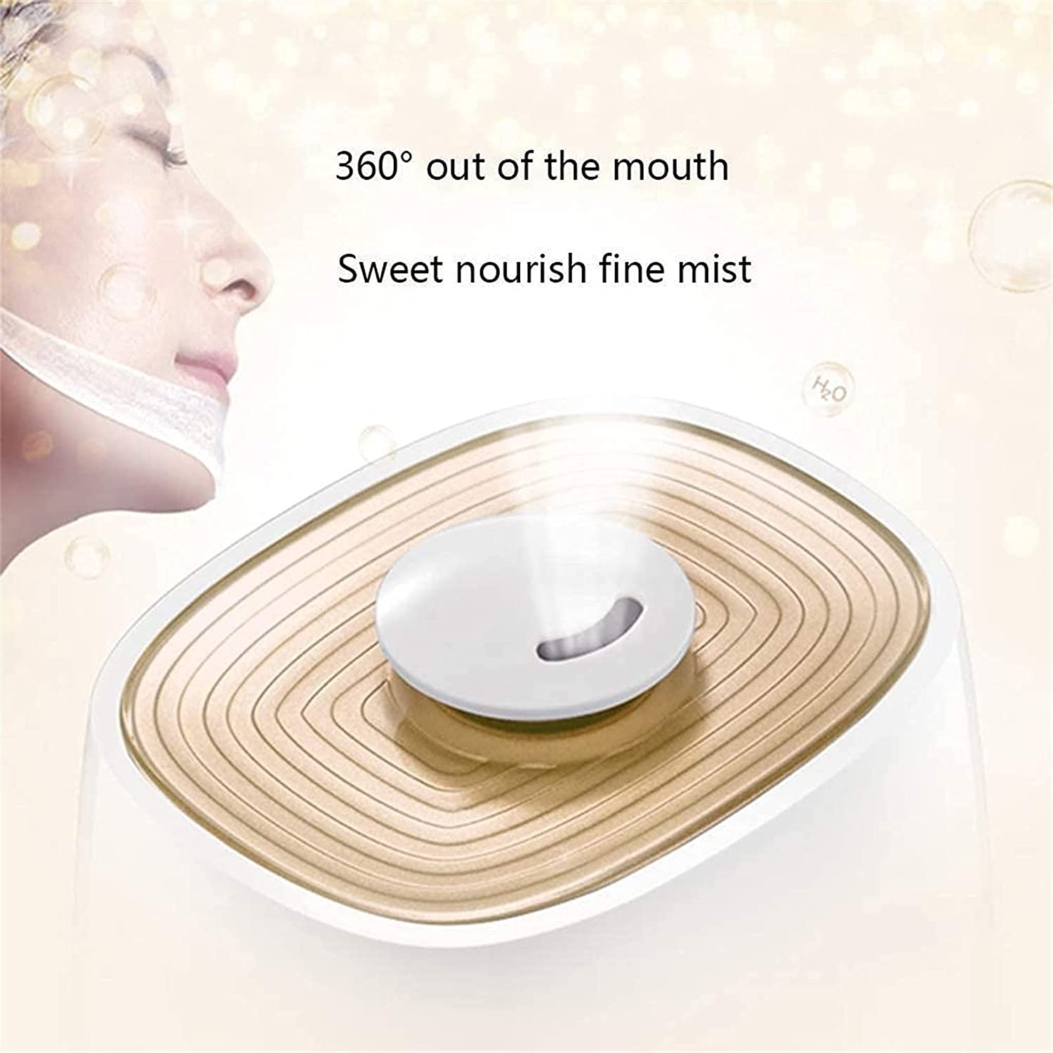 Humidificadores, humidificador ultrasónico neum Fresco de 360 ​​Grados, humidificador de Niebla Fresca, humidificadores for Dormitorio, Apagado automático, humidificador de Aire 5L