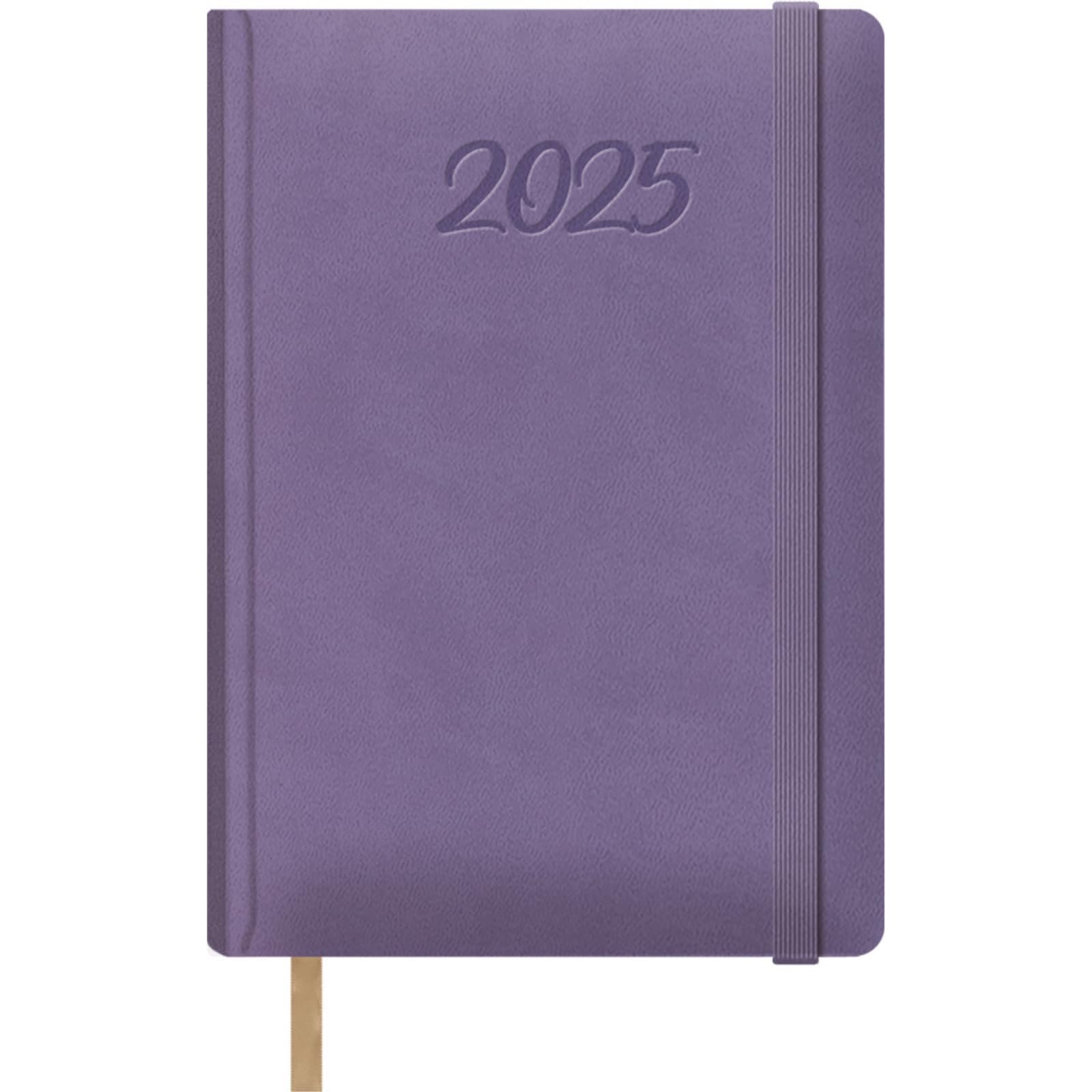 Dohe, 2025 Diary, Day by Page, A5 Size (15 x 21 cm), 12 Months January to December, Leatherette Hardcover, Planner in Spanish