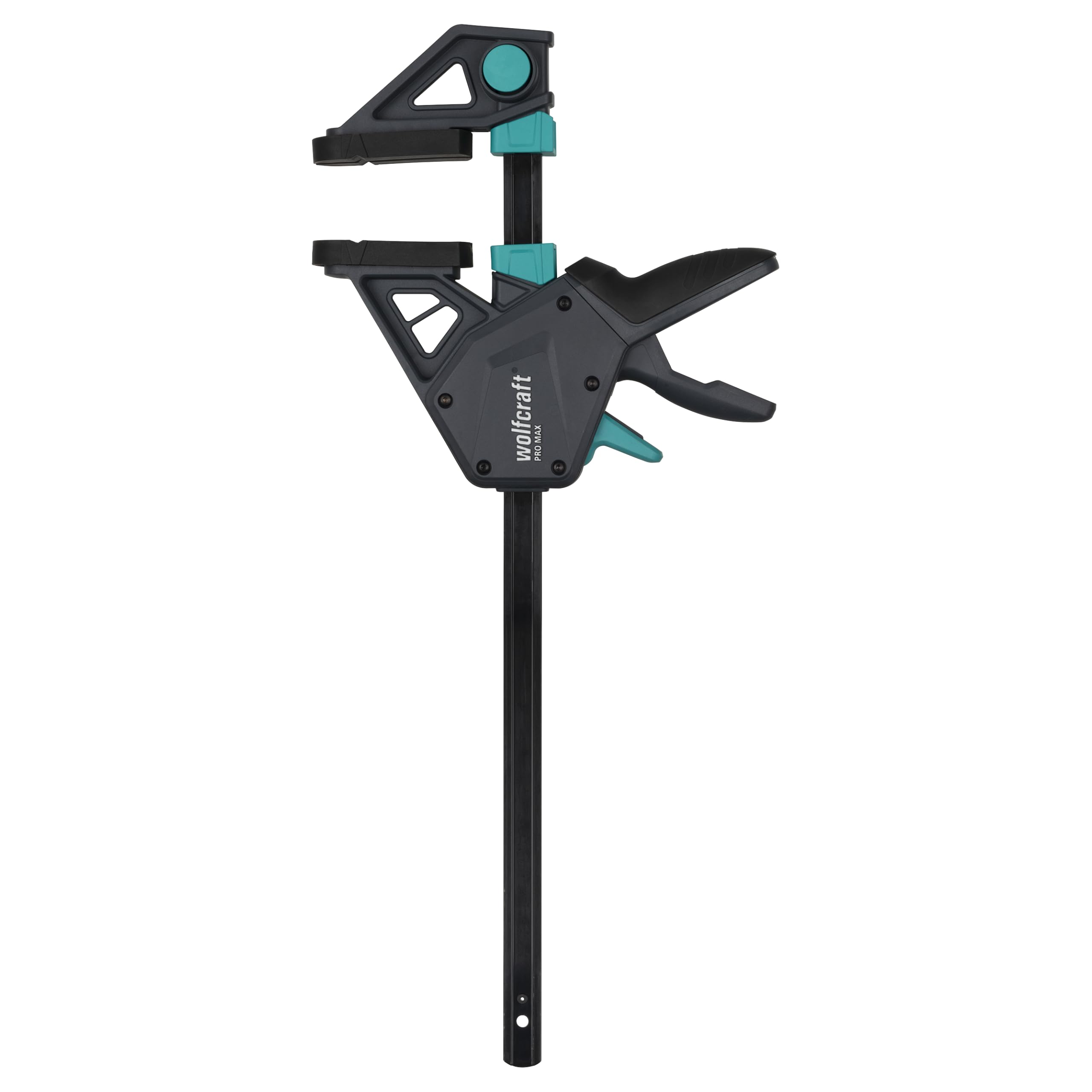 wolfcraft PRO MAX One-Hand Clamp 300mm I 3071000 I Clamping Force for The Highest Professional Demands I Made in Europe