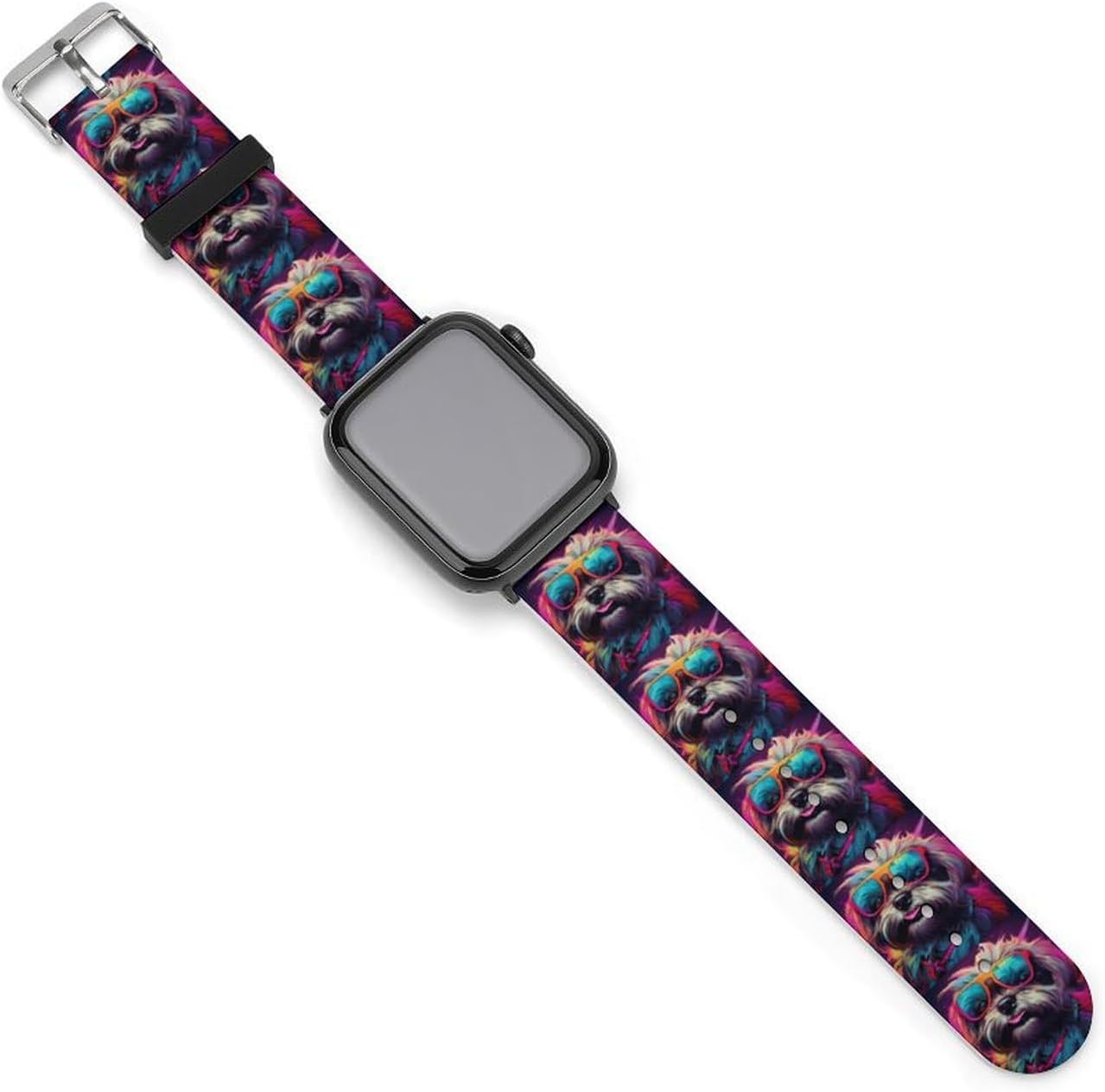 Shih Tzu Dog Replacement Wristband Soft Silicone Sport Bands Watch Bands Compatible