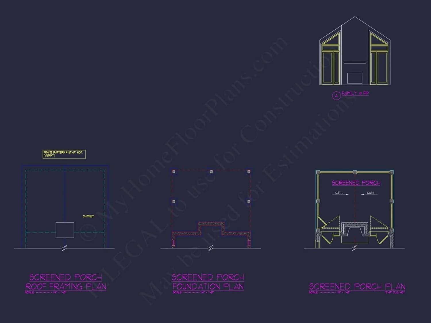 14-1468 House Plan - Elegant House Floor Plan: Architectural Designs with CAD Blueprint