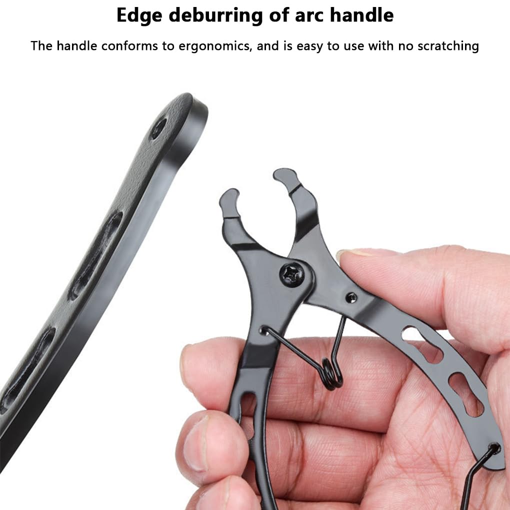 Lot de 2 pinces à chaîne de vélo à libération rapide pour vélo de montagne Outil de réparation manuel Style 1