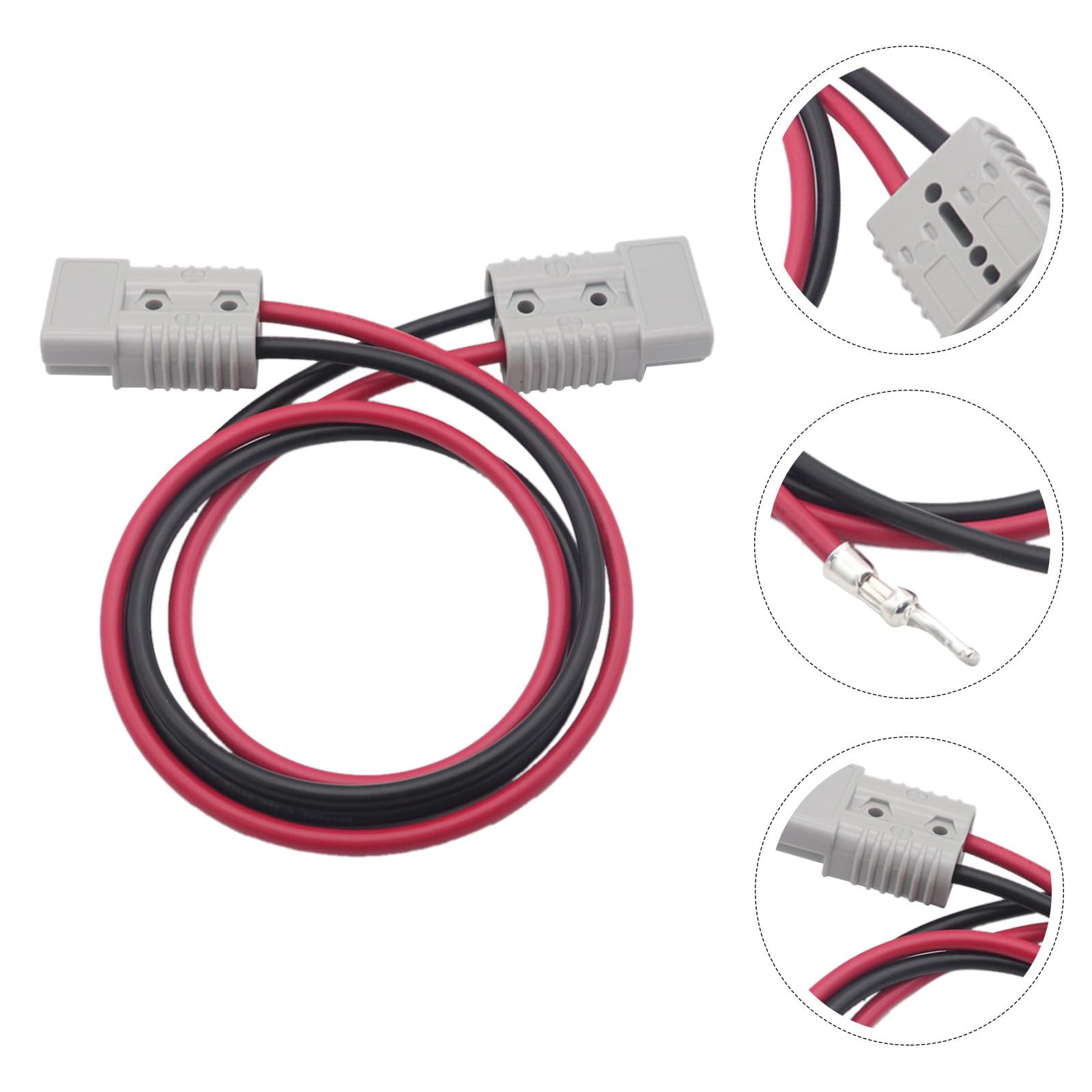 Lurrose Cable Positivo Batería 175a 6 Awg 1 Metro Aislamiento de Abs y Goma para Instalación Flexible en Vehículos Rv y Carretillas Elevadoras
