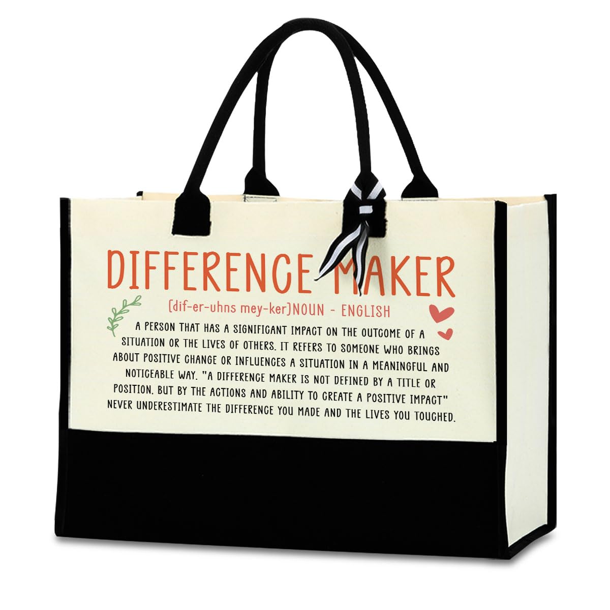 Difference Maker Gifts Thank You Gifts for Women Coworker Gifts for Women Goodbye Gifts for Coworkers Appreciation Gifts Farewell Gifts for Boss Colleague Manager Tote Bag