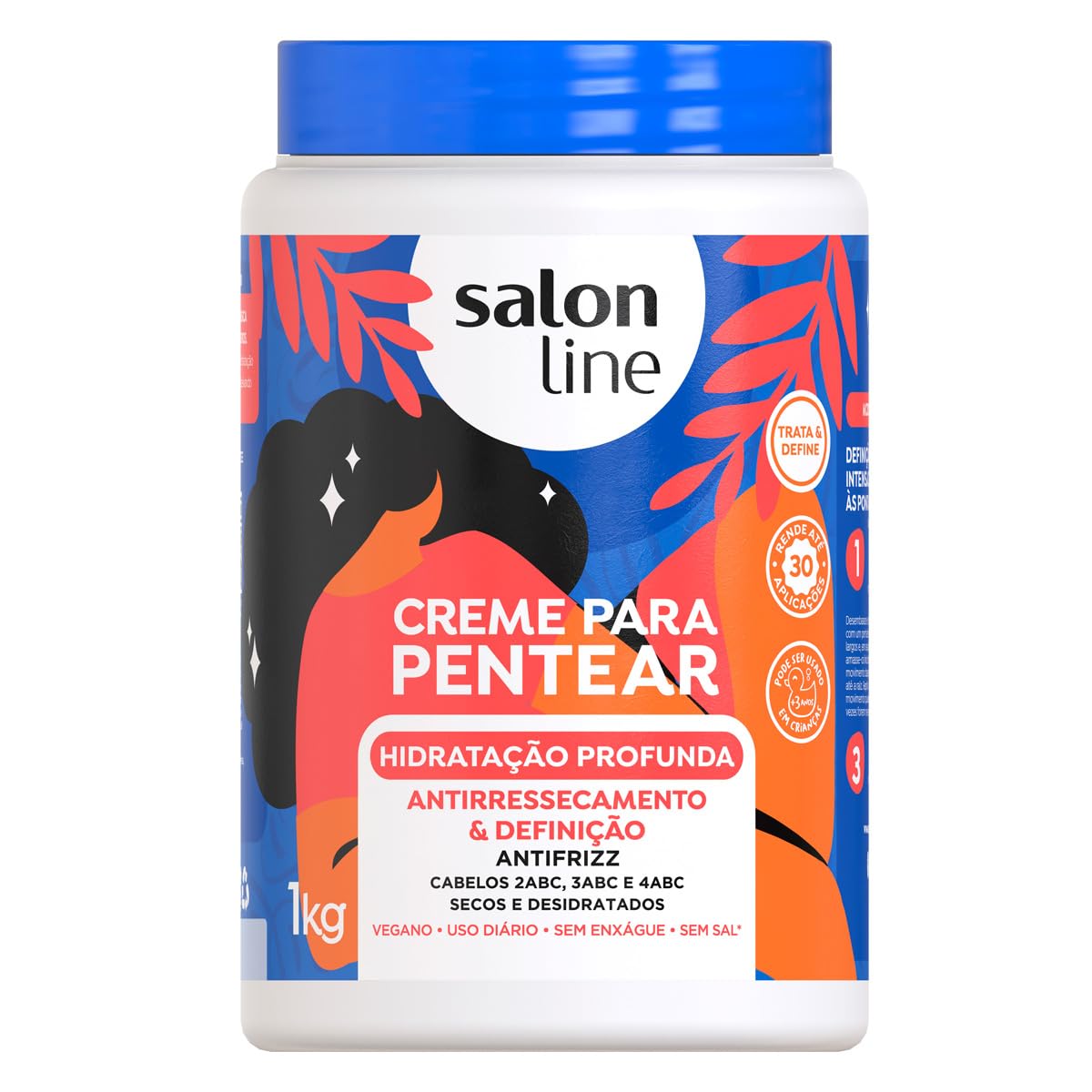 Salon Line, Creme de Pentear, Hidratação Profunda, Definição e ...