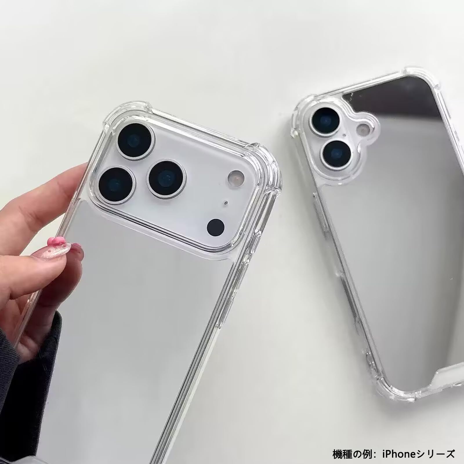 Amazon.co.jp: 適用 iphone 15 pro ケース 鏡付き 【 Xungoujp ミラー