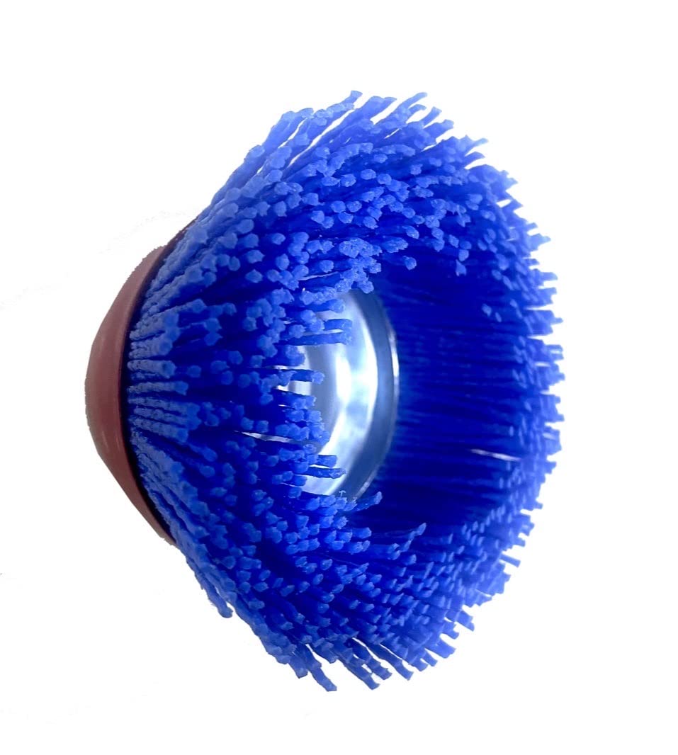 Jon Bhandari Tools Nylon Filament Abrasive Wire Cup Brush (75mm Blue M10) (B0BW652QK5) Amazon Price History, Amazon Price Tracker