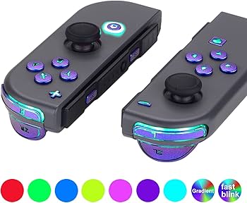 Amazon.com: eXtremeRate 7 Colors 9 Modes LED Kit for Nintendo